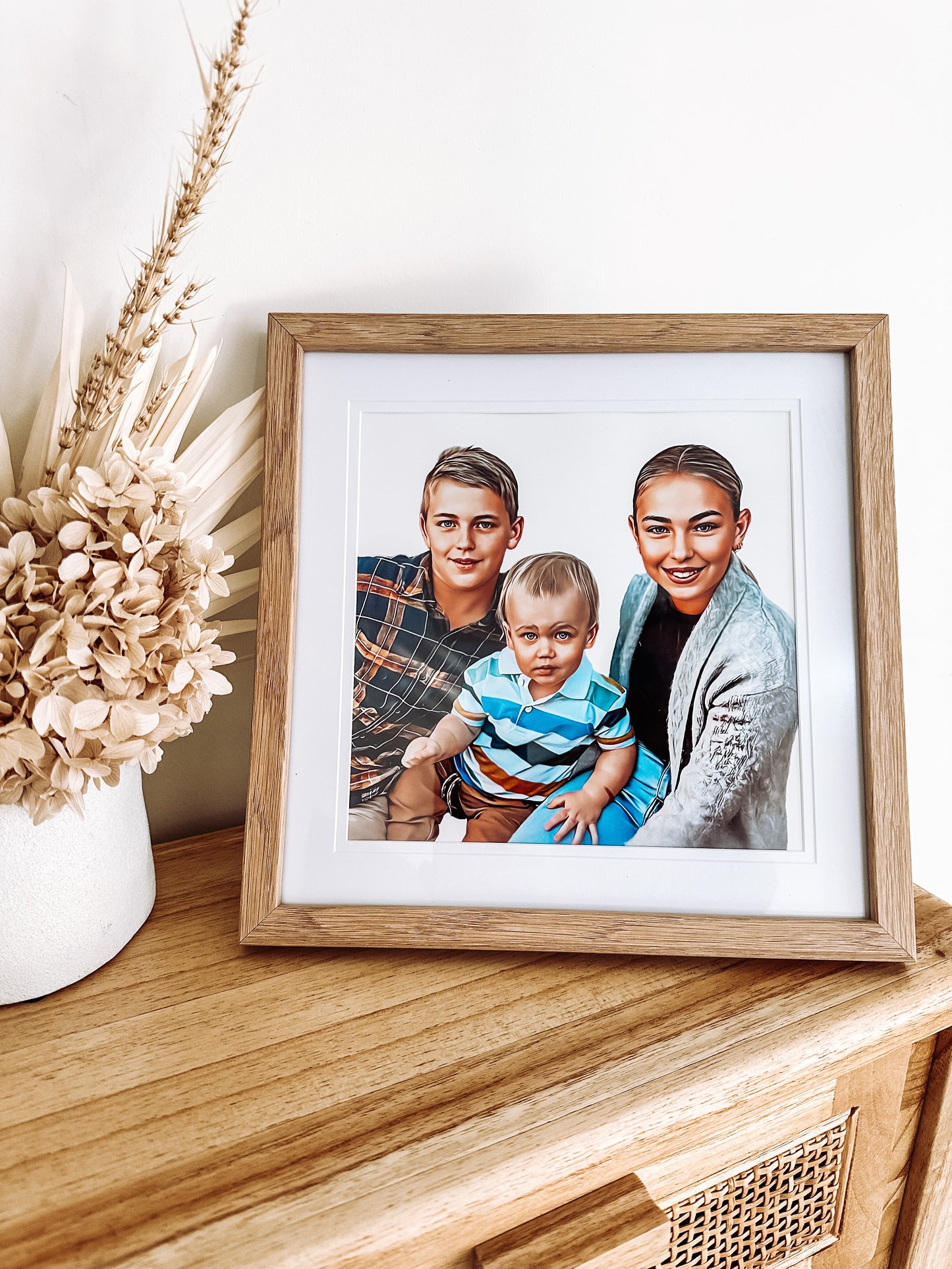 Square Framed Print